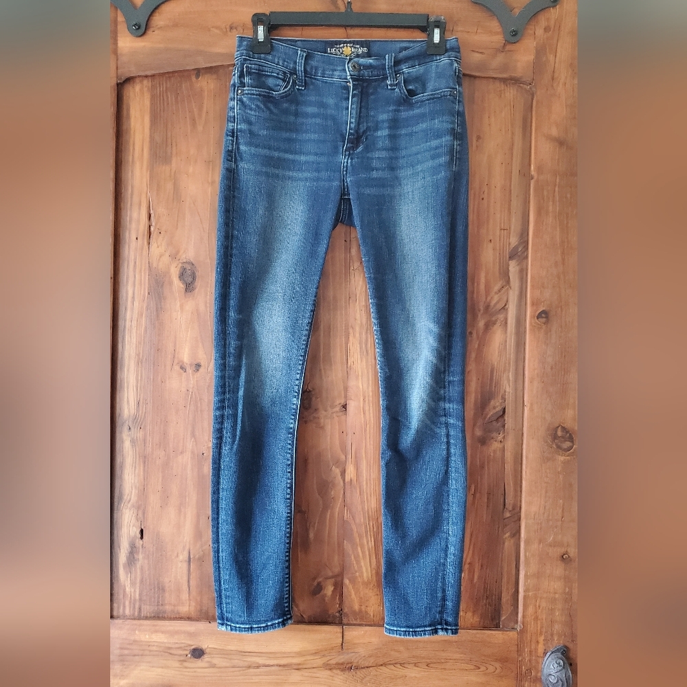 Lucky Brand Women's Dark Blue Skinny Jeans